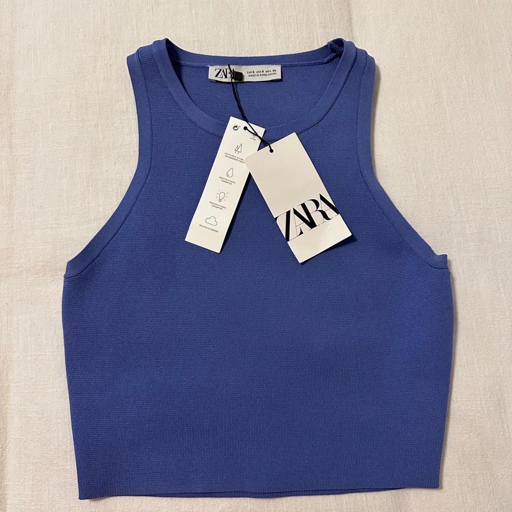 Zara NWT Knit Crop Top
